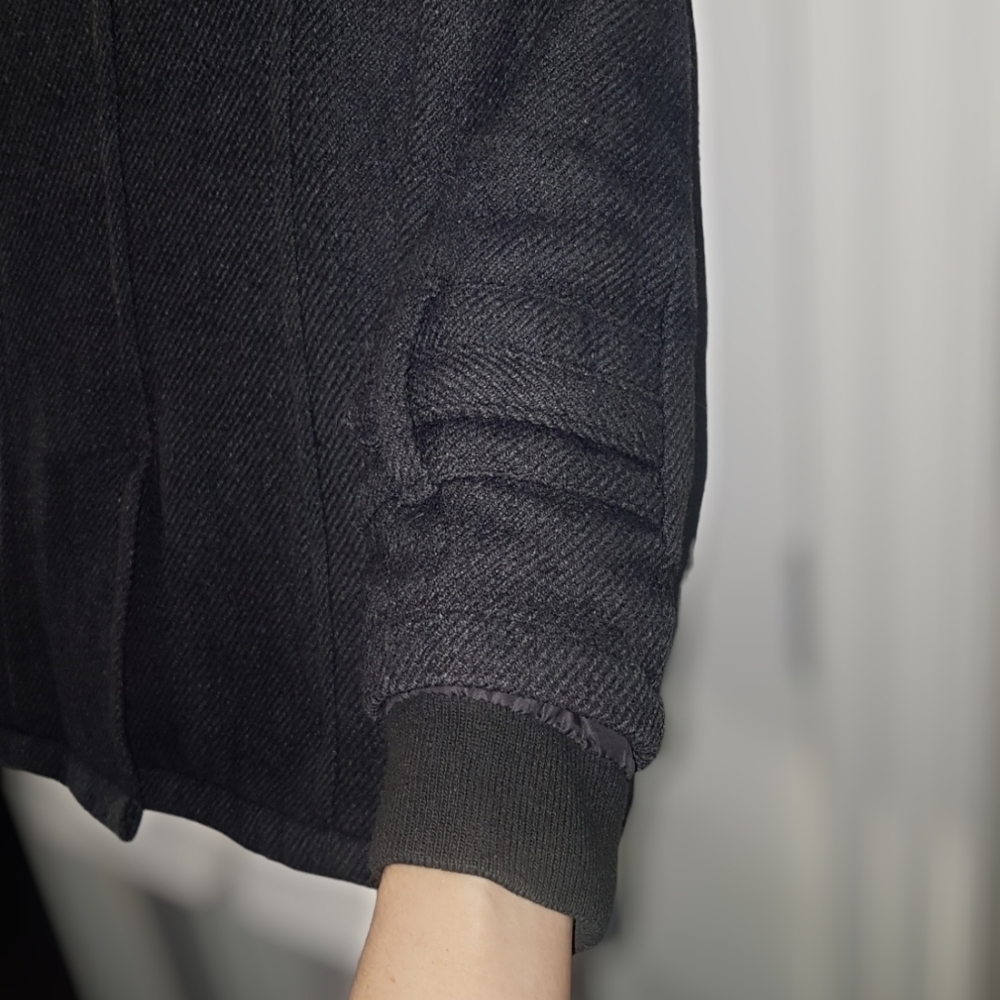 Joe Fresh Toggle Peacoat -NWOT- Grey -Gloverall SzXs 🍁🍂​​​​​ - Picture 4 of 16